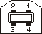 USB type B receptacle